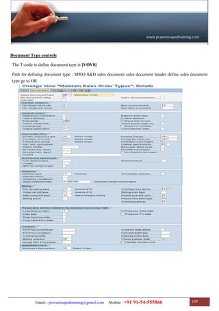 Sap sd-study-material-1511 | PDF