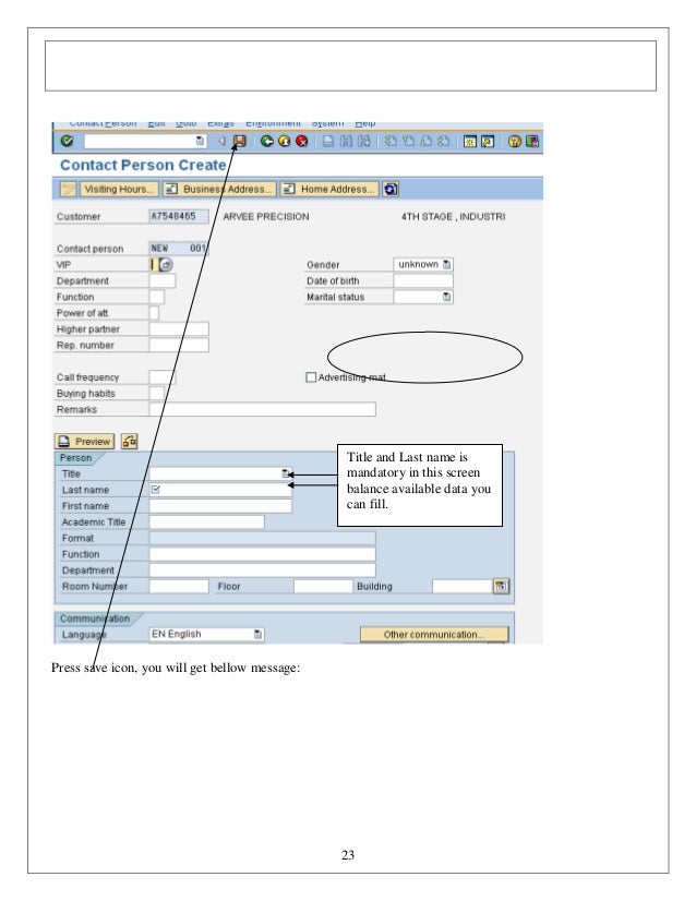 Sap sdusermanual