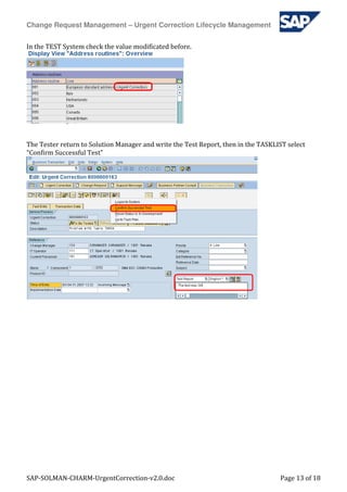 SAP-SOLMAN-CHARM-UrgentCorrection-v2