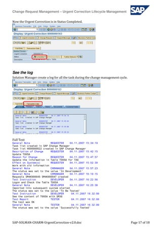 SAP-SOLMAN-CHARM-UrgentCorrection-v2