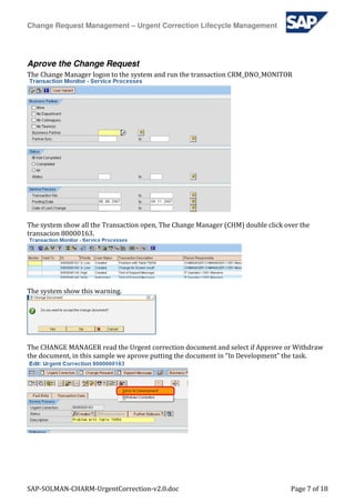 SAP-SOLMAN-CHARM-UrgentCorrection-v2