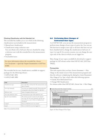 User Classification Table Sap system-measurement-guide | PDF