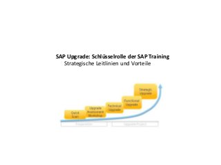 SAP Upgrade: Schlüsselrolle der SAP Training
Strategische Leitlinien und Vorteile
 