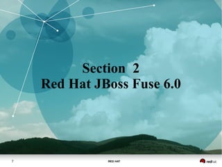RED HAT7
Section 2
Red Hat JBoss Fuse 6.0
 