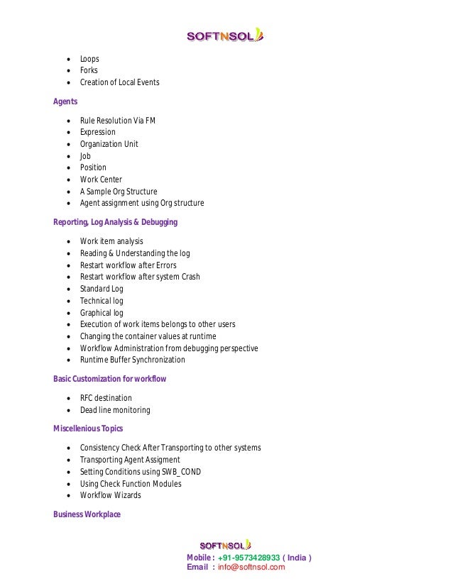 Online course workflow picture