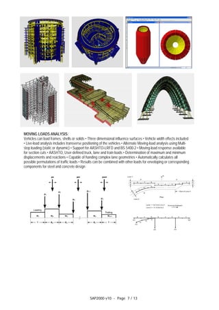 Sap2000 v10 | PDF