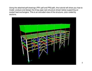SAP2000 Piperack Tutorial 2010.pdf