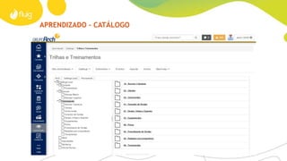 LMS: POSSIBILIDADES FLUIG + SAP
Social Learning
Promova o aprendizado colaborativo
Gamification
Visão analítica
Tenha uma boa experiência final do
usuário em uma interface user-friendly
Torne o aprendizado atrativo para seus
funcionários
Fluig Messaging
Utilize o material gerado em suas conferências
para gerar aprendizado no social learning
Novos funcionários
Crie treinamentos e capacite
funcionários para utilizar seu SAP
Usabilidade
Acompanhe o desenvolvimento dos seus
funcionários e use a Central de Tarefas
 