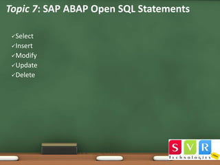 Sap abap | PPTX