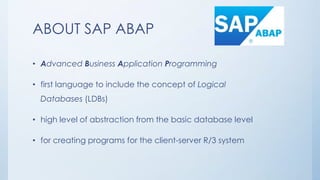 SAP ABAP | PPTX
