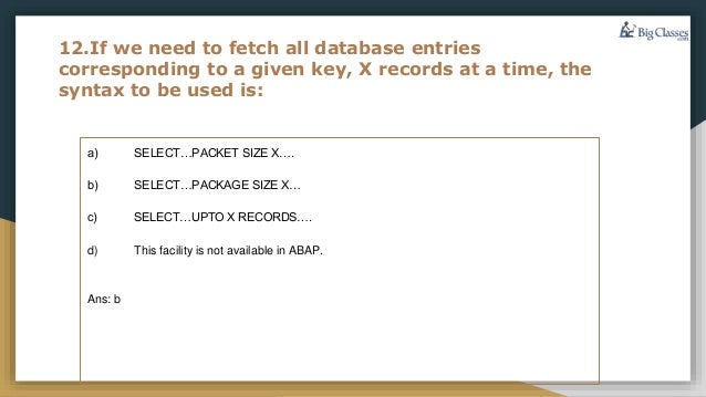top 5 Sap abap interview questions part1 faqs - www 