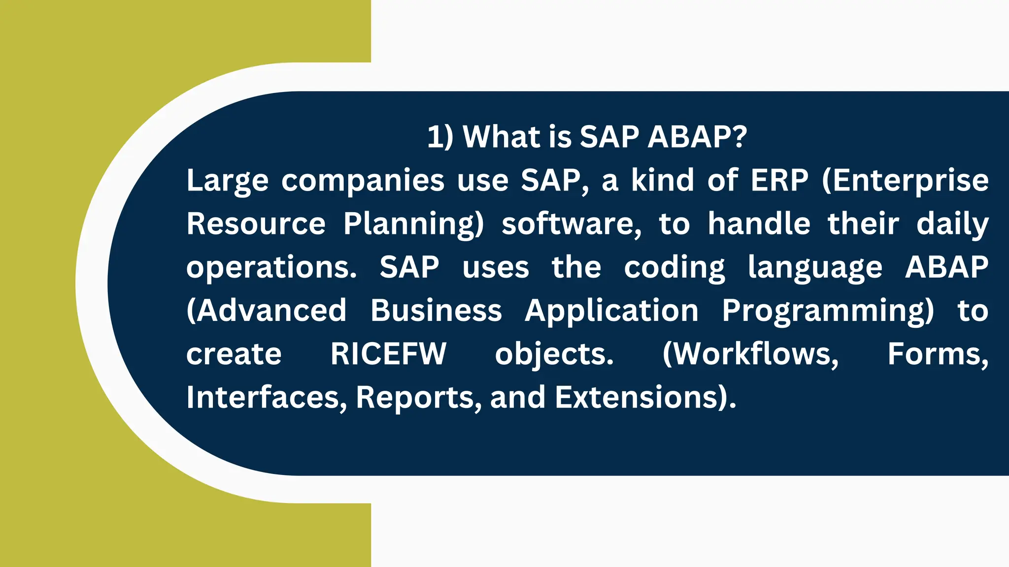 SAP ABAP Interview Question Answer Online Training | PPT