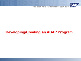 Sap abap part1 | PPT