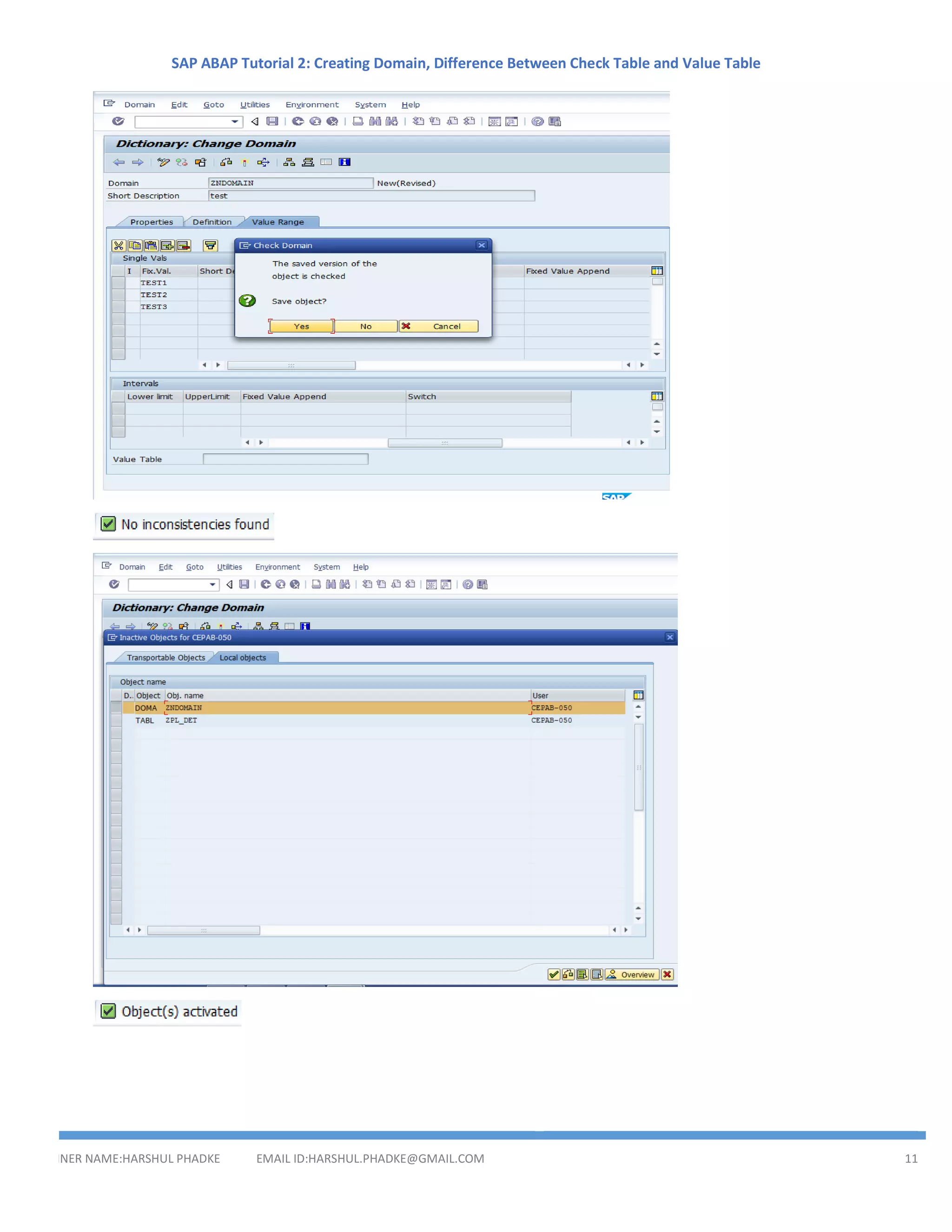 Sap abap tutorial 1 (1) | PDF