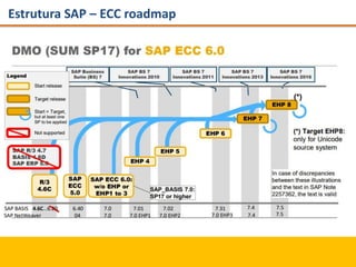 Estrutura SAP – ECC roadmap
 