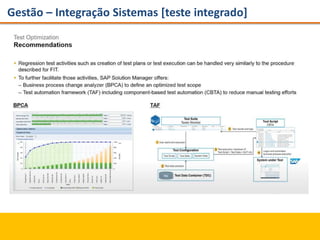 Gestão – Integração Sistemas [teste integrado]
 