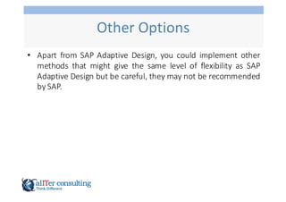 SAP Adaptive Computing Design | PDF