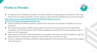 Data ingestion and Acquisition on SAP Analytics Cloud | PDF