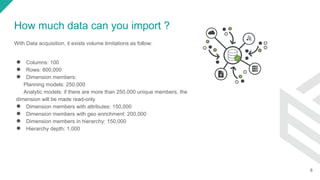 Data ingestion and Acquisition on SAP Analytics Cloud | PDF