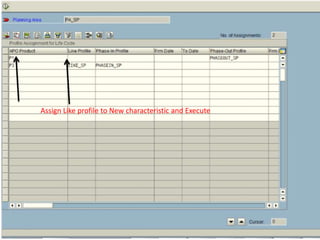 Assign Like profile to New characteristic and Execute 
 