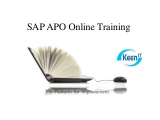 SAP APO Online Training
 