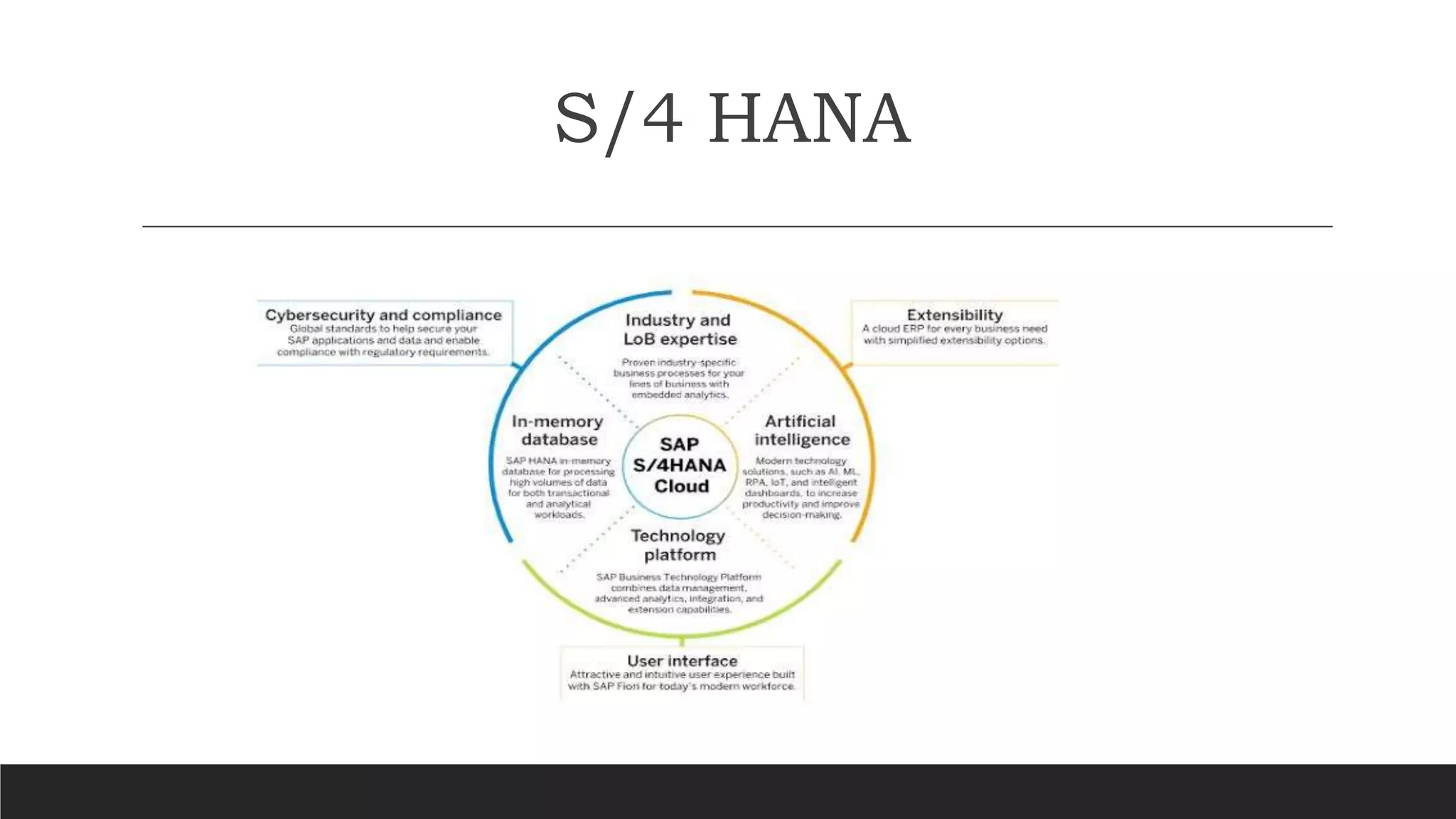 S/4 HANA
 