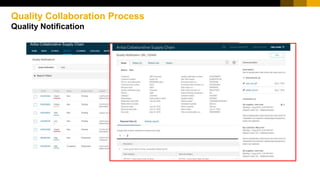 Quality Collaboration Process
Quality Notification
 