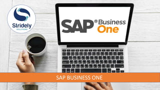 SAP BUSINESS ONE
 