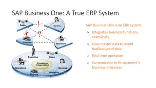 SAP BUSINESS ONE INTRODUCTION & FUNDAMENTAL | PPTX