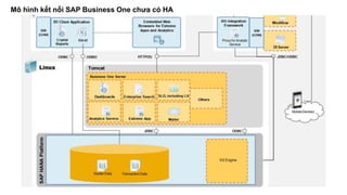 Mô hình kết nối SAP Business One chưa có HA
 