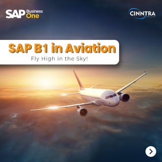 SAP B1 in Aviation - Cinntra infotech
