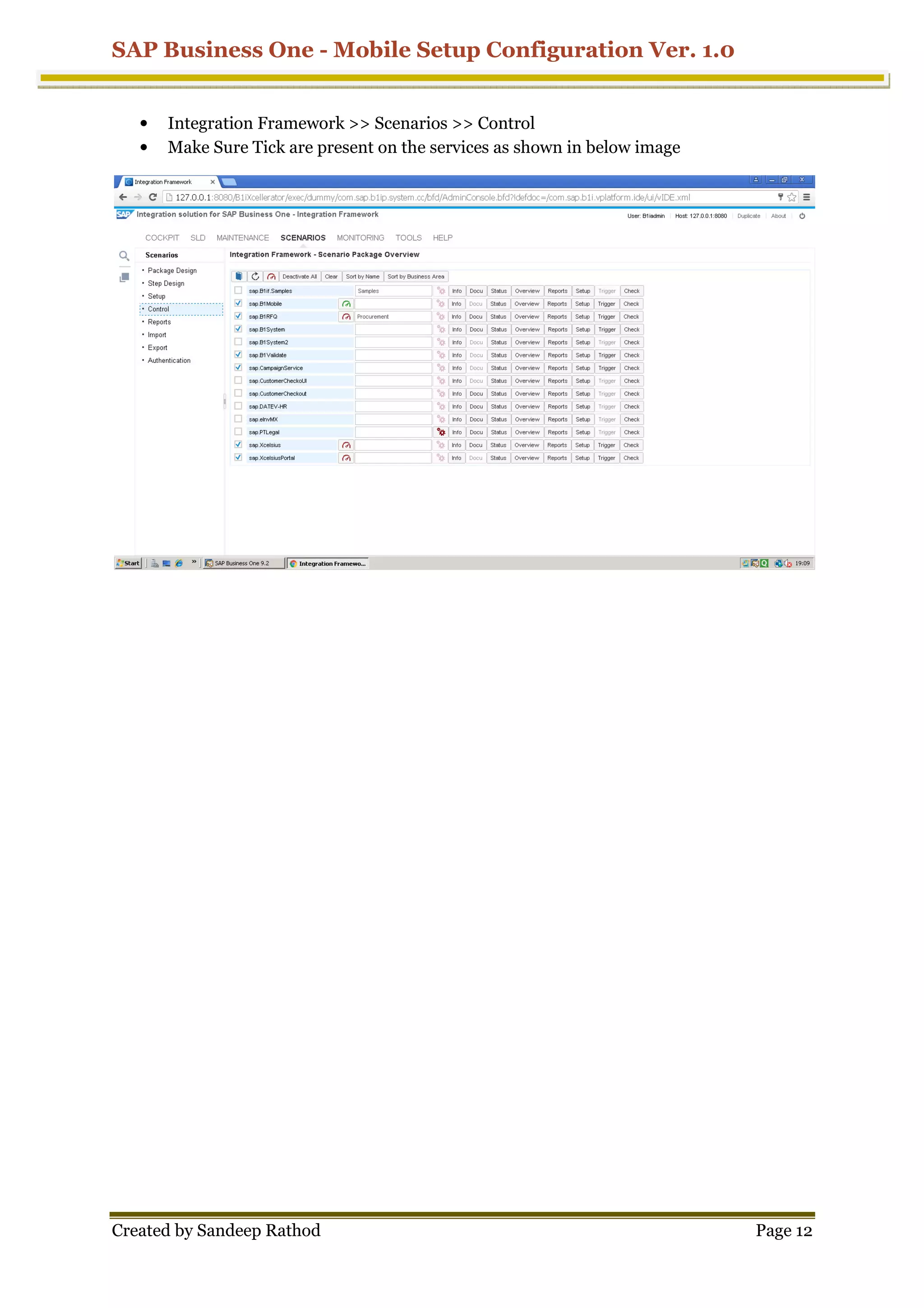 SAP B1 mobile setup-sandeep rathod | PDF