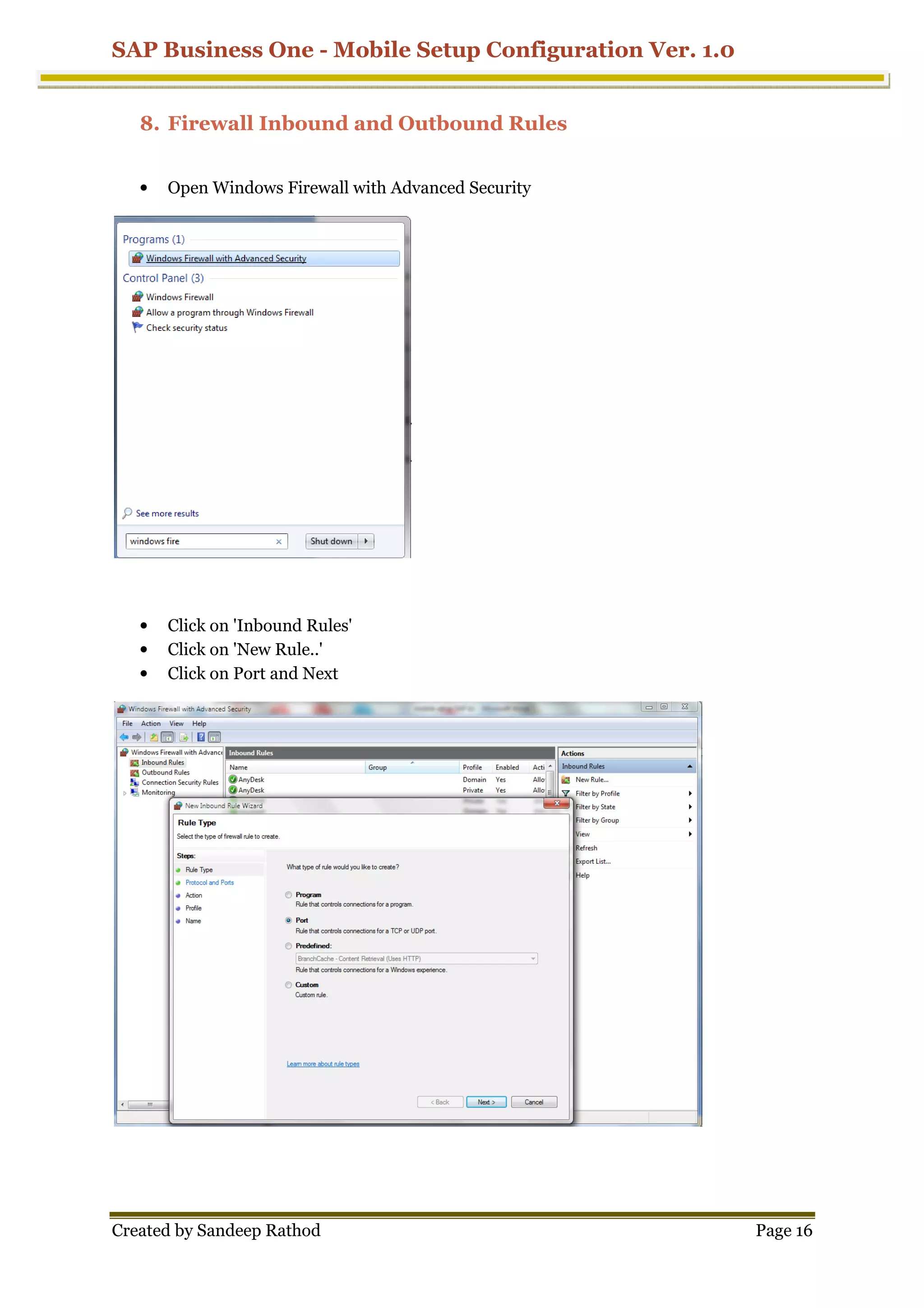 SAP B1 mobile setup-sandeep rathod | PDF