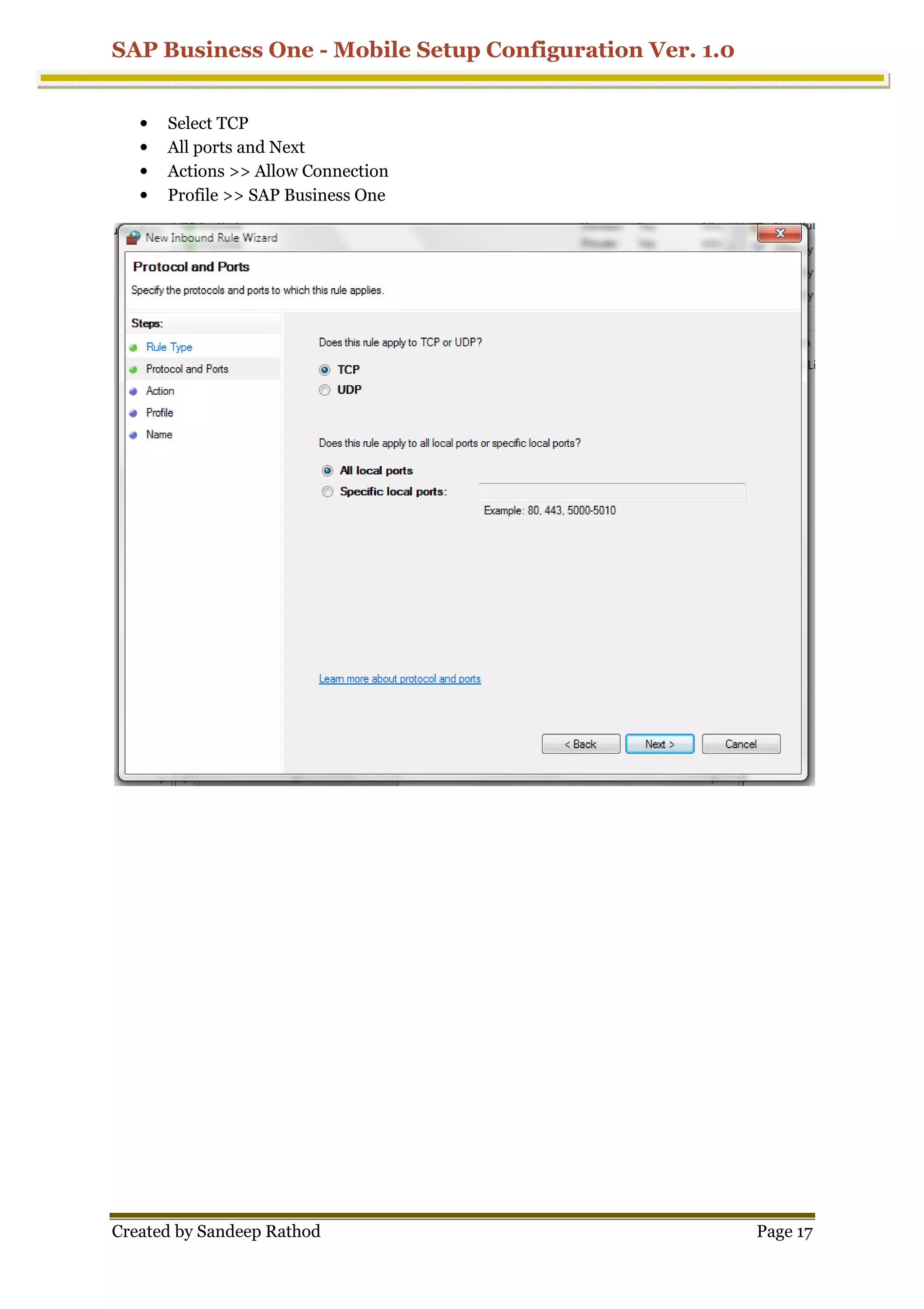 SAP B1 mobile setup-sandeep rathod | PDF