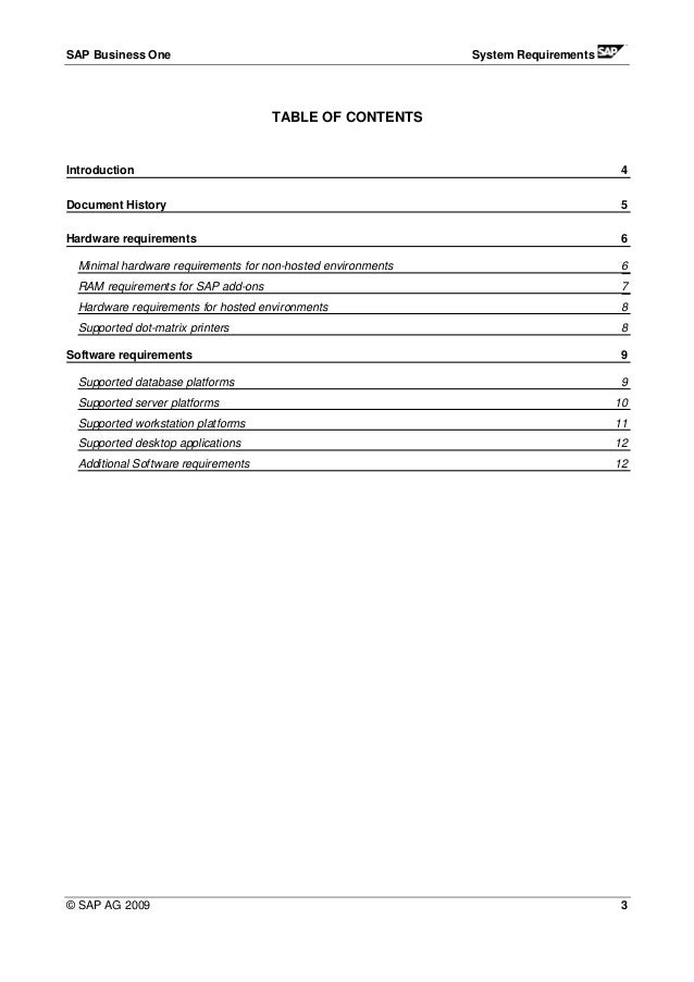 Sap b1 requirements 8.8
