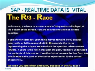 Sap basic training master data | PPT