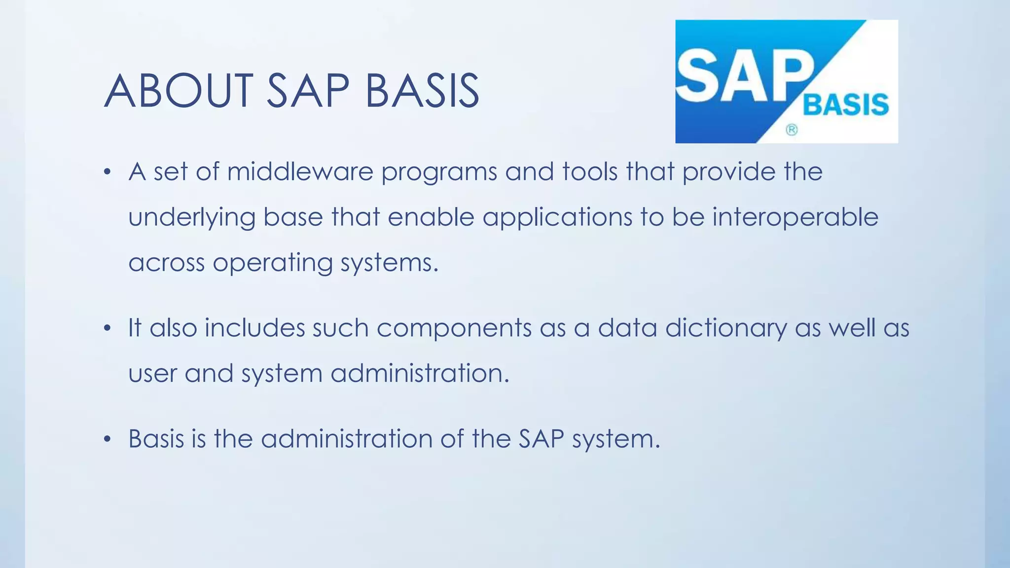 SAP Basis | PPTX