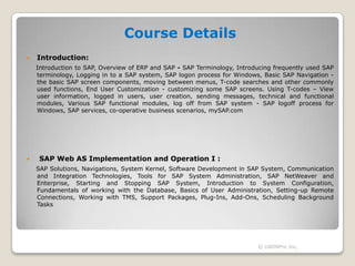 SAP BASIS - Course | PPTX
