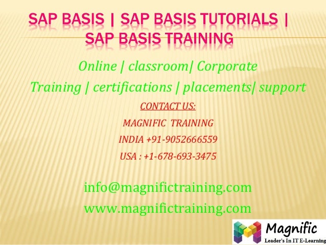sap basis tutorials Sap basis tutorial sap basis tutorial videos | wisdom jobs.