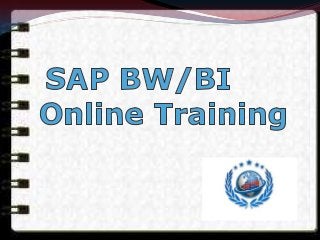 SAP BI/BW Online Training and Certification assistance