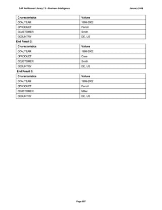 SAP BI 7.0 Info Providers
