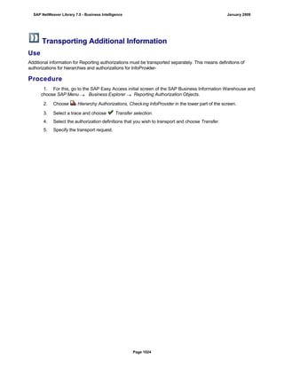 SAP BI 7.0 Info Providers