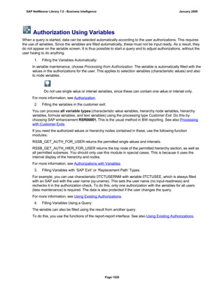 SAP BI 7.0 Info Providers