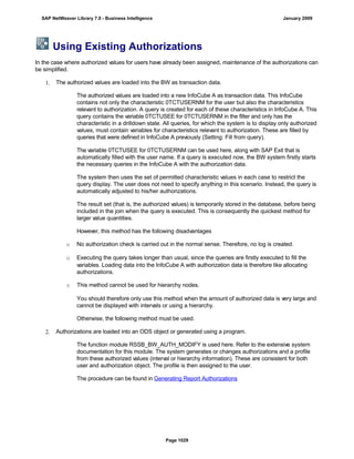 SAP BI 7.0 Info Providers