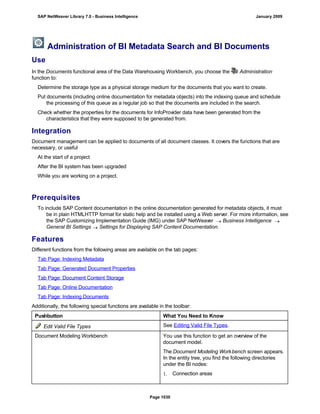 SAP BI 7.0 Info Providers