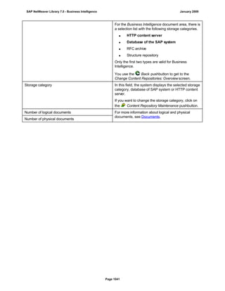 SAP BI 7.0 Info Providers