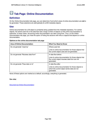 SAP BI 7.0 Info Providers