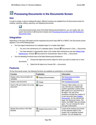 SAP BI 7.0 Info Providers