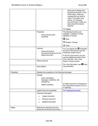 SAP BI 7.0 Info Providers
