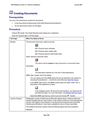 SAP BI 7.0 Info Providers